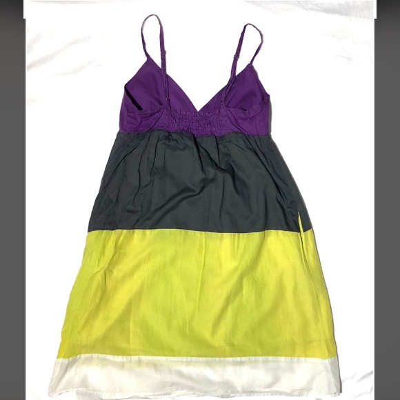 Hurley Cover Up, Color Block, Green Purple Grey - Picture 2 of 5